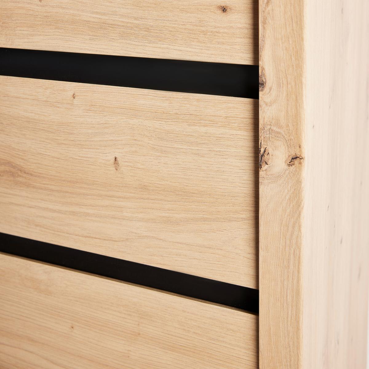 Sideboard Larios in Eichefarben - Schwarz/Eiche Artisan, MODERN, Holzwerkstoff (143/91/40cm) - Mömax