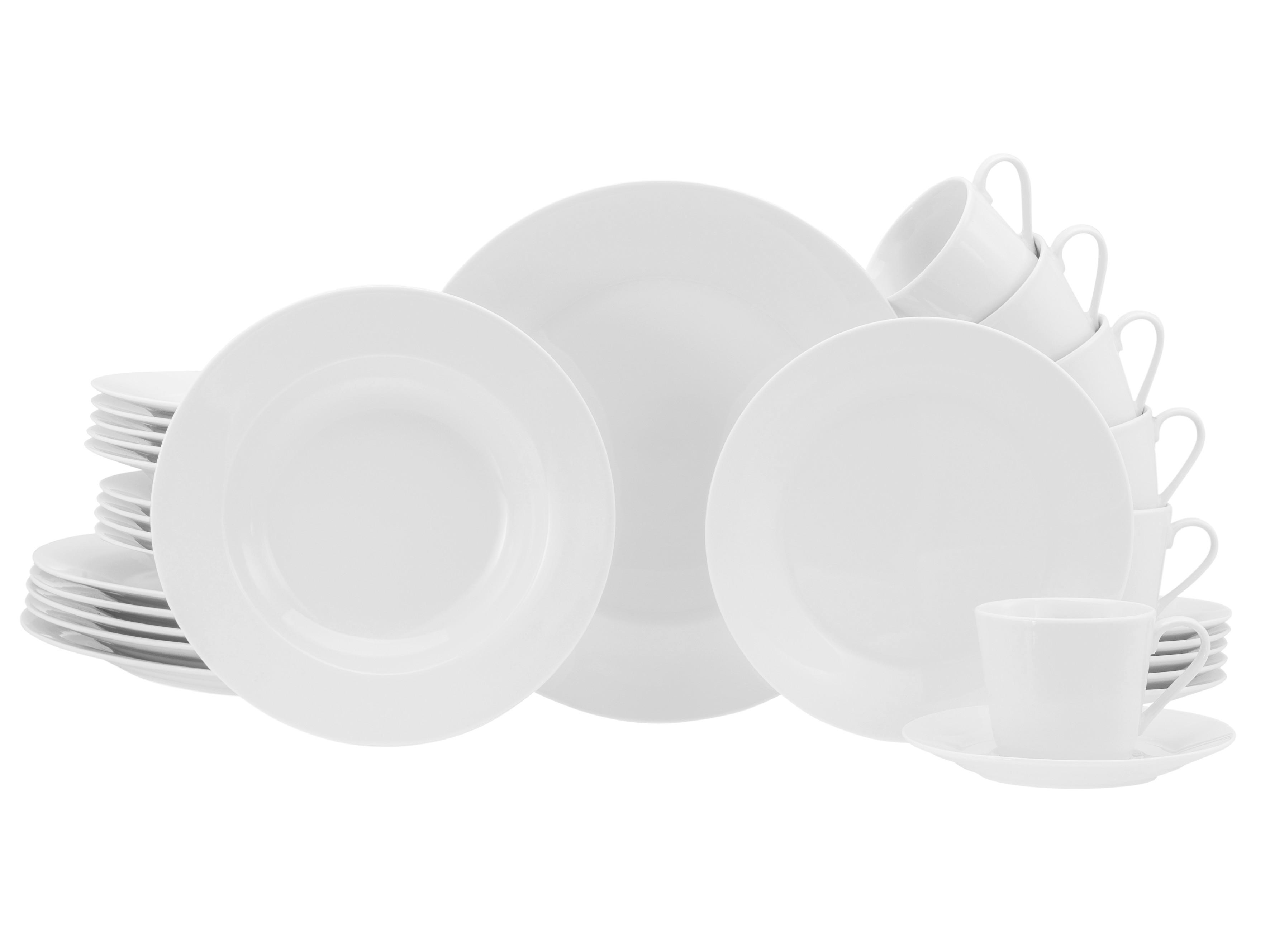 Kombinirani Servis Base, 30-Delni - bela, Basics, keramika - Creatable