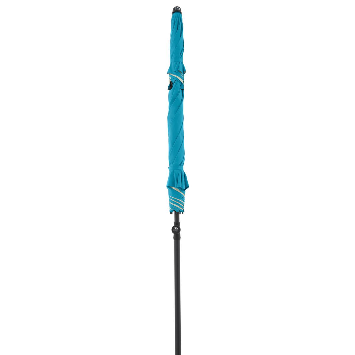 Sonnenschirm GS Windprofi Neo 200 Hellblau/Anthrazit - Anthrazit/Hellblau, KONVENTIONELL, Textil/Metall (200/238cm) - Doppler