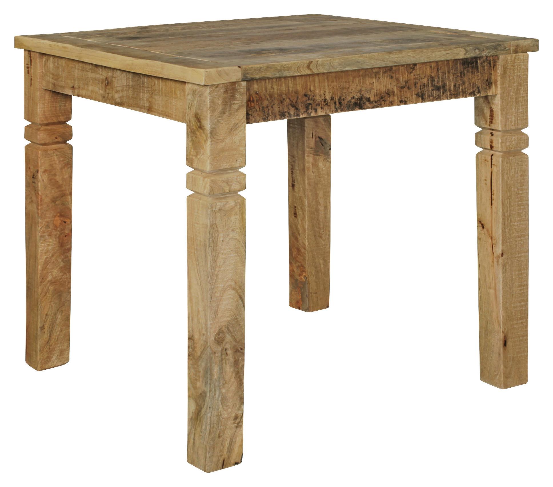 Esstisch Mangoholz ca. 80x80x76 cm - Braun, MODERN, Holz (80/80/76cm) - MID.YOU
