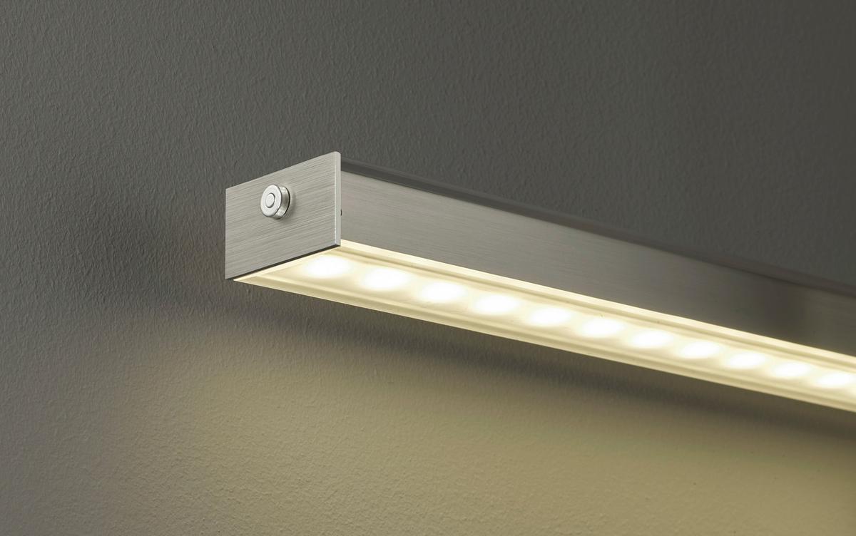 LAMPA WISZĄCA LED 60008 VITAN - kolor niklowy, Design, metal (150/7/90-150cm) - Fischer & Honsel