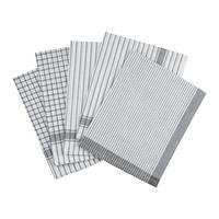 Geschirrtuchset Klaus in diversen Farben, 5er Set - Blau/Rot, Konventionell, Textil (50/70cm) - Modern Living