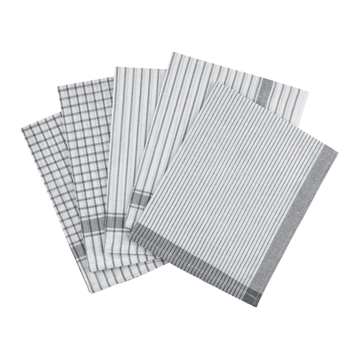 Set Krpa Za Posuđe Klaus -Kma- -Ext- - siva/plava, Konvencionalno, tekstil (50/70cm) - Modern Living