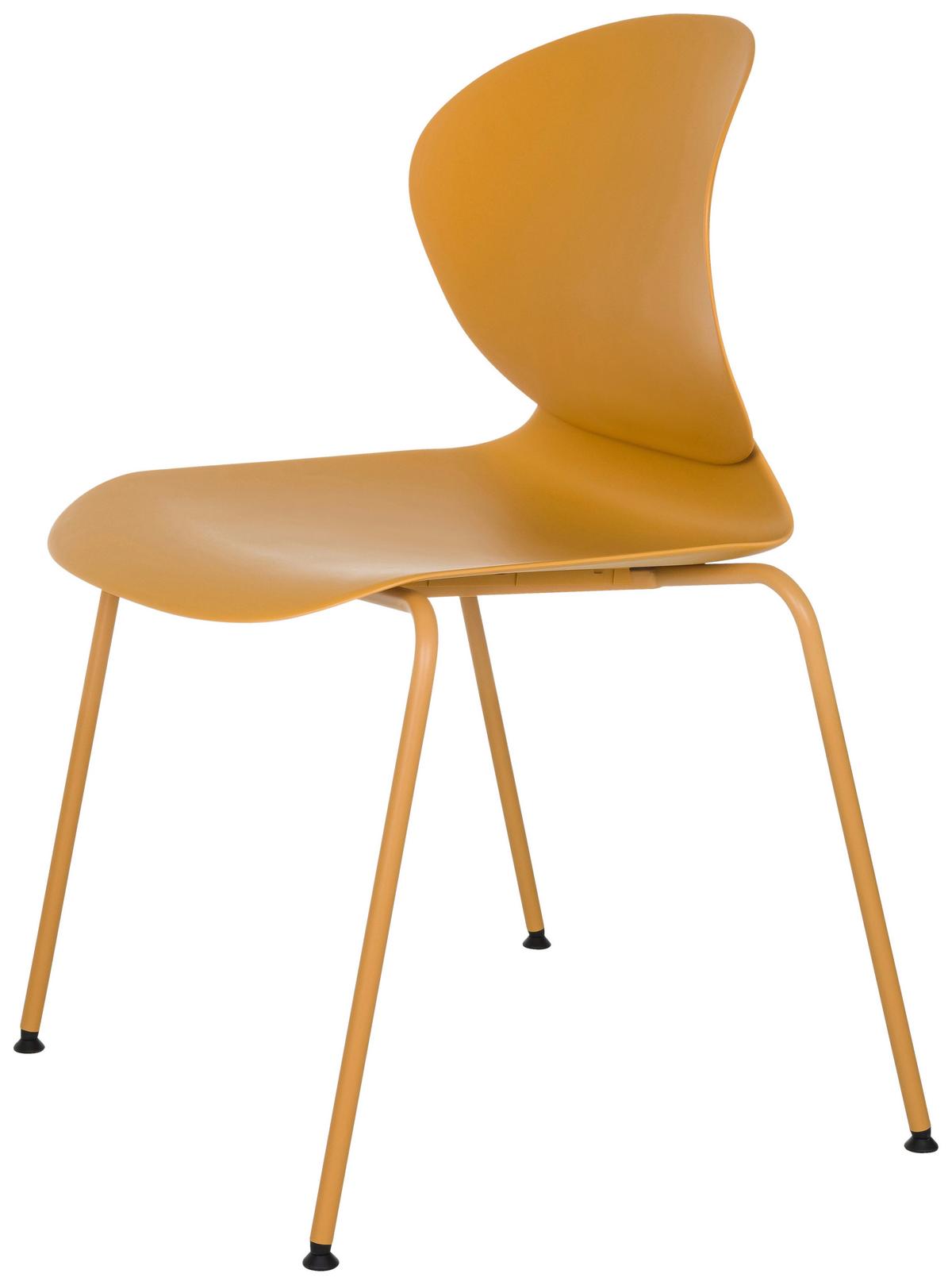Konferenčni Stol T36 Vi, Rumena - rumena, Moderno, kovina/umetna masa (56/80/54cm) - MID.YOU