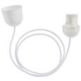 Schnurpendel Anita, max. 60 Watt - Weiß, Kunststoff (150cm) - Based Schnurpendel Anita, max. 60 Watt - Weiß, Kunststoff (150cm) - Based
