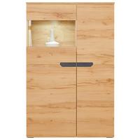 Visoka Komoda Alana, Barva Bukve - Moderno, umetna masa/steklo (81,8/129,4/38cm) - Mömax