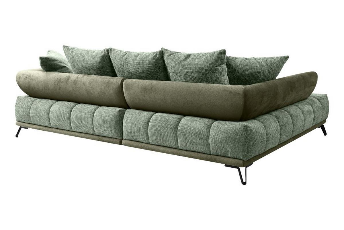 Kutna Garnitura Largo N - zelena/crna, Moderno, tekstil/metal (184/262cm) - Modern Living