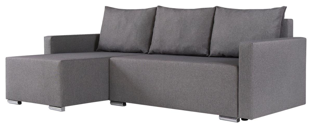 Kutna Garnitura Lena S - siva/srebrne boje, Moderno (212/129cm) - Best Price