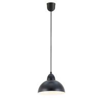 Hängeleuchte Michael Schwarz/Weiß max. 25 Watt - Schwarz/Weiß, MODERN, Kunststoff/Metall (20/100cm) - Mömax