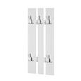Wandgarderobe in Weiß - Weiß, MODERN, Holzwerkstoff (45/100/9cm) - Mömax modern living
