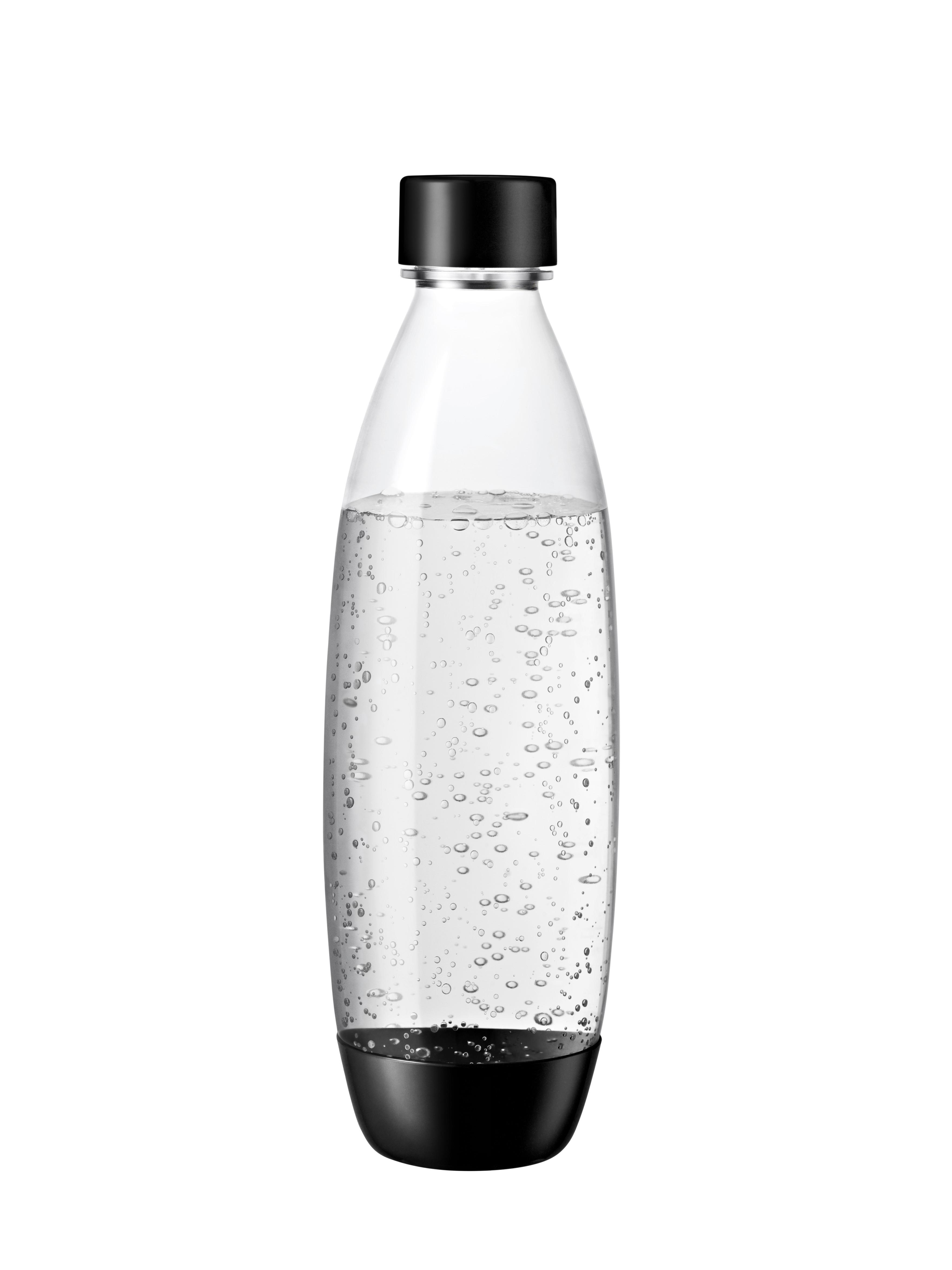 BUTELKA DO SATURATORA 1741260490 - czarny, Basics, tworzywo sztuczne (17,2/8,8/28,3cm) - SodaStream
