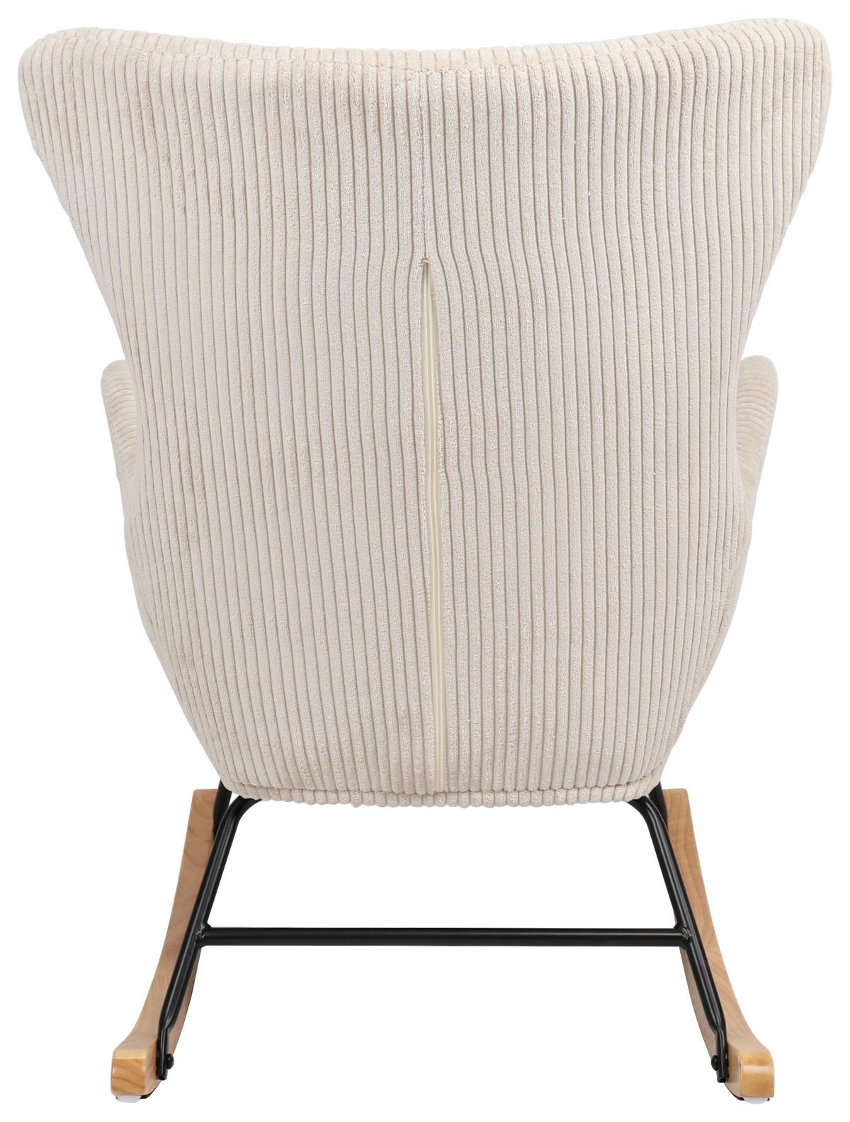 Gugalni Fotelj Granny, Krem Barva - krem barve/naravne barve, Moderno, kovina/tekstil (67/92/85cm)