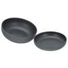 Set Posod Uno Black, 2-Delni - črna, Trend, keramika - Creatable