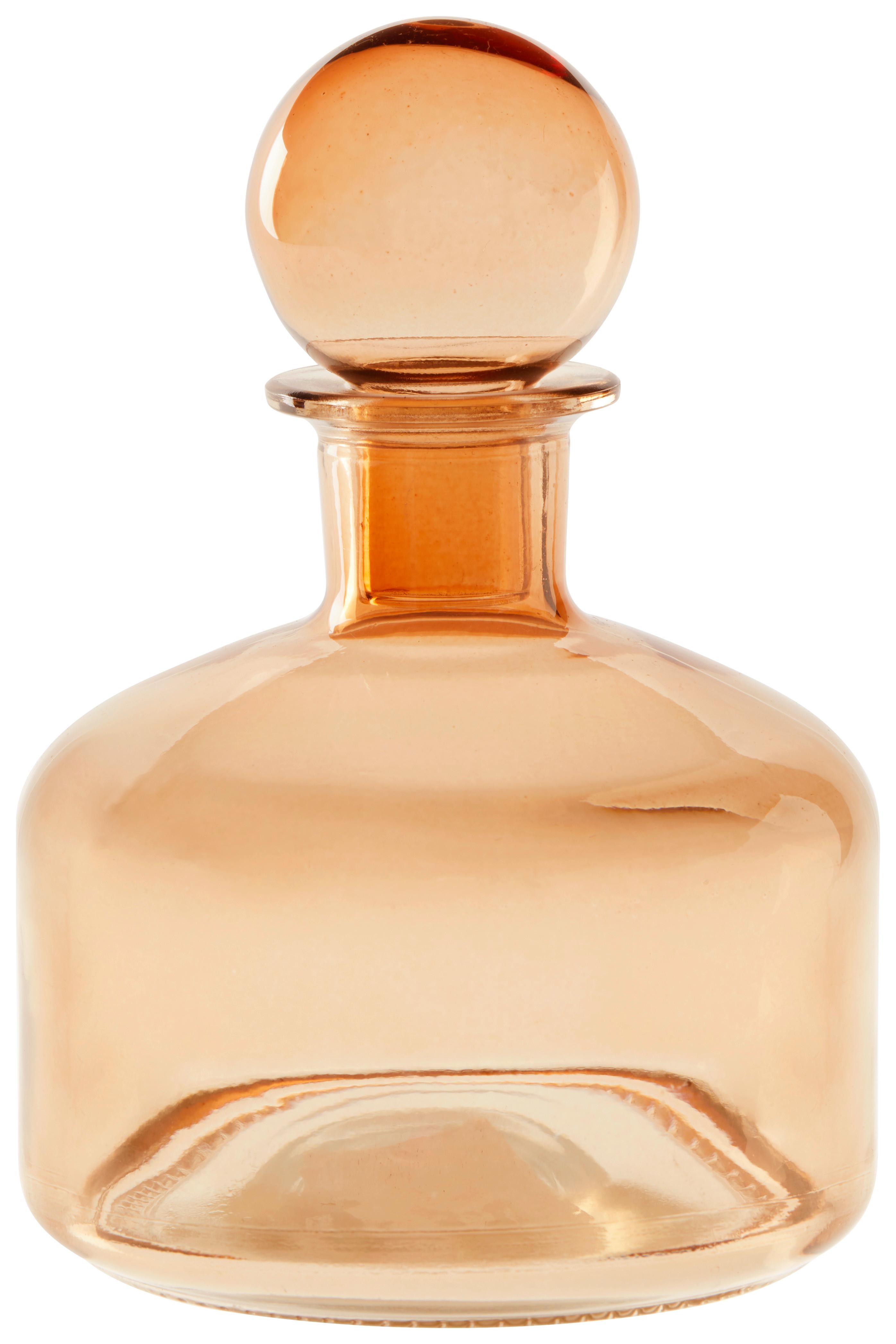 Dekoflasche Alessia in Braun - Braun, Glas (11,5/17cm) - Modern Living
