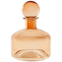 Dekoflasche Alessia in Braun - Braun, Glas (11,5/17cm) - Modern Living