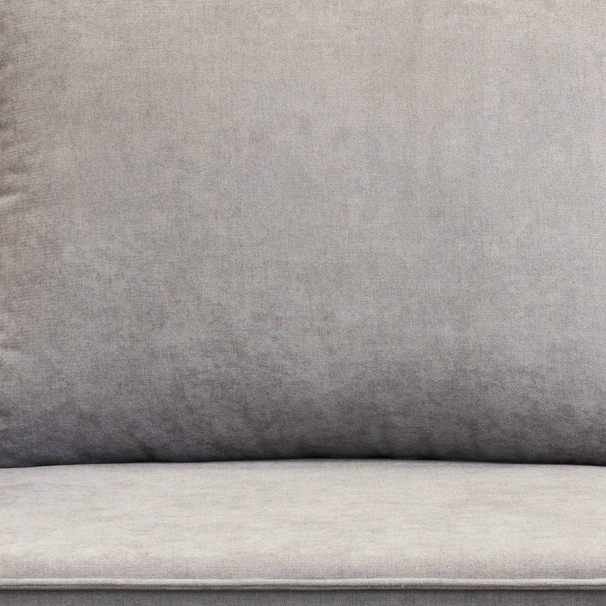 Canapea extensibilă MONA - gri deschis, Modern, textil (208/100/106cm) - Modern Living