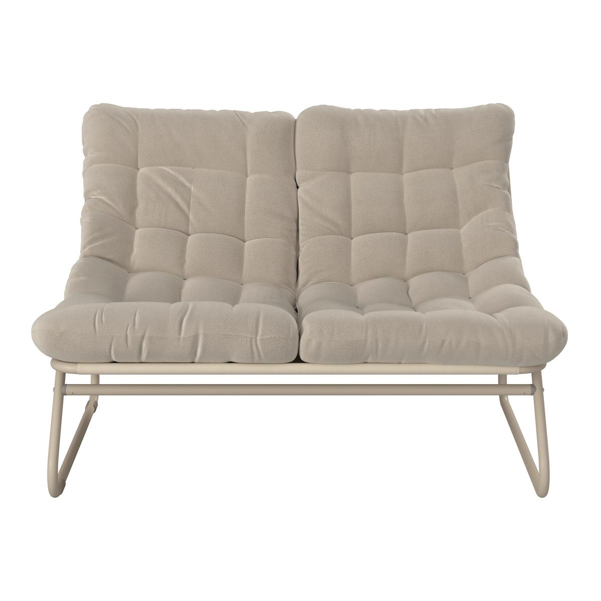 Vrtni Set Samba, Bež, 4-Delno - bež, Moderno, kovina/steklo (131/85,5/89cm) - Mömax