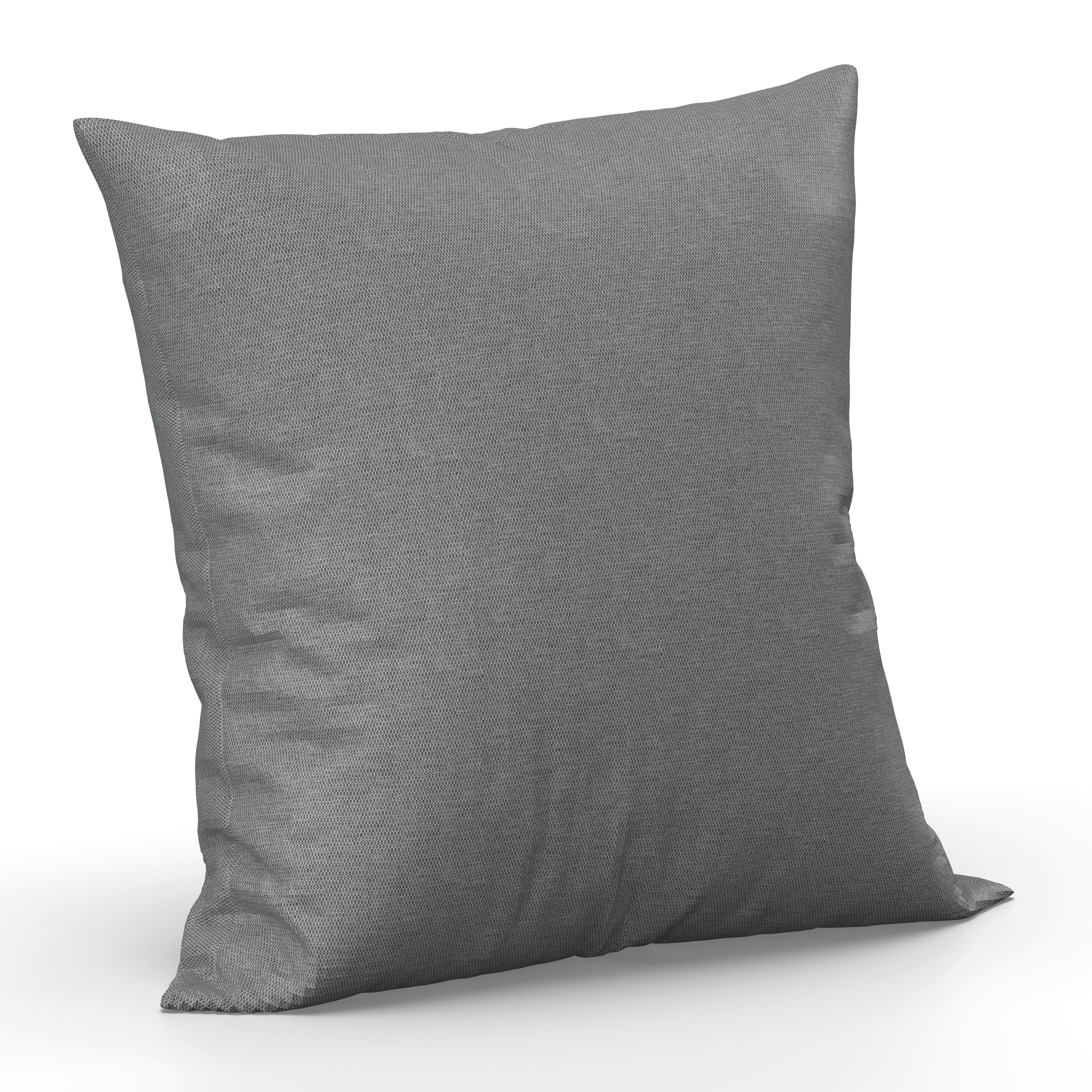 Outdoorkissen Divina Schwarz ca. 45x45 cm - Schwarz, MODERN, Textil (45/4/45cm) - Bessagi Garden