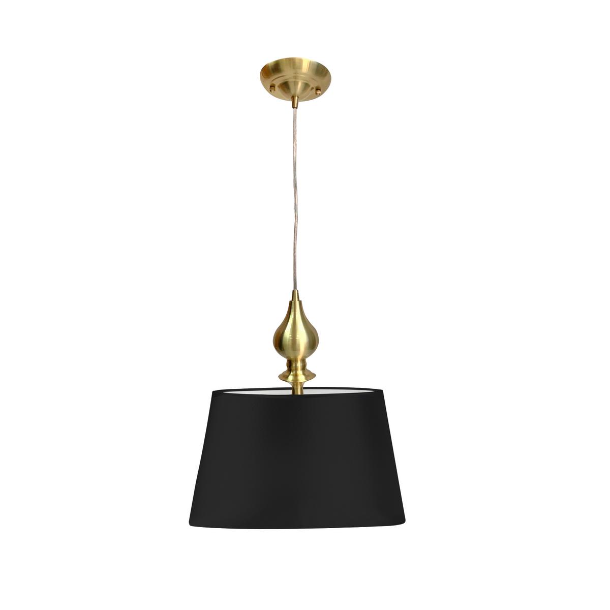 Viseća Svjetiljka Prima Gold - zlatne boje/crna, Konvencionalno, metal/plastika (35/35/120cm)