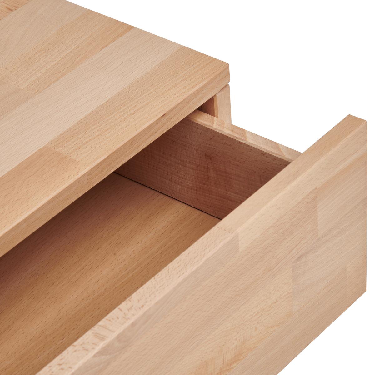 SZAFKA NOCNA PETER 2 - buk twardzielowy, Natur, drewno (40/37/33cm) - MID.YOU