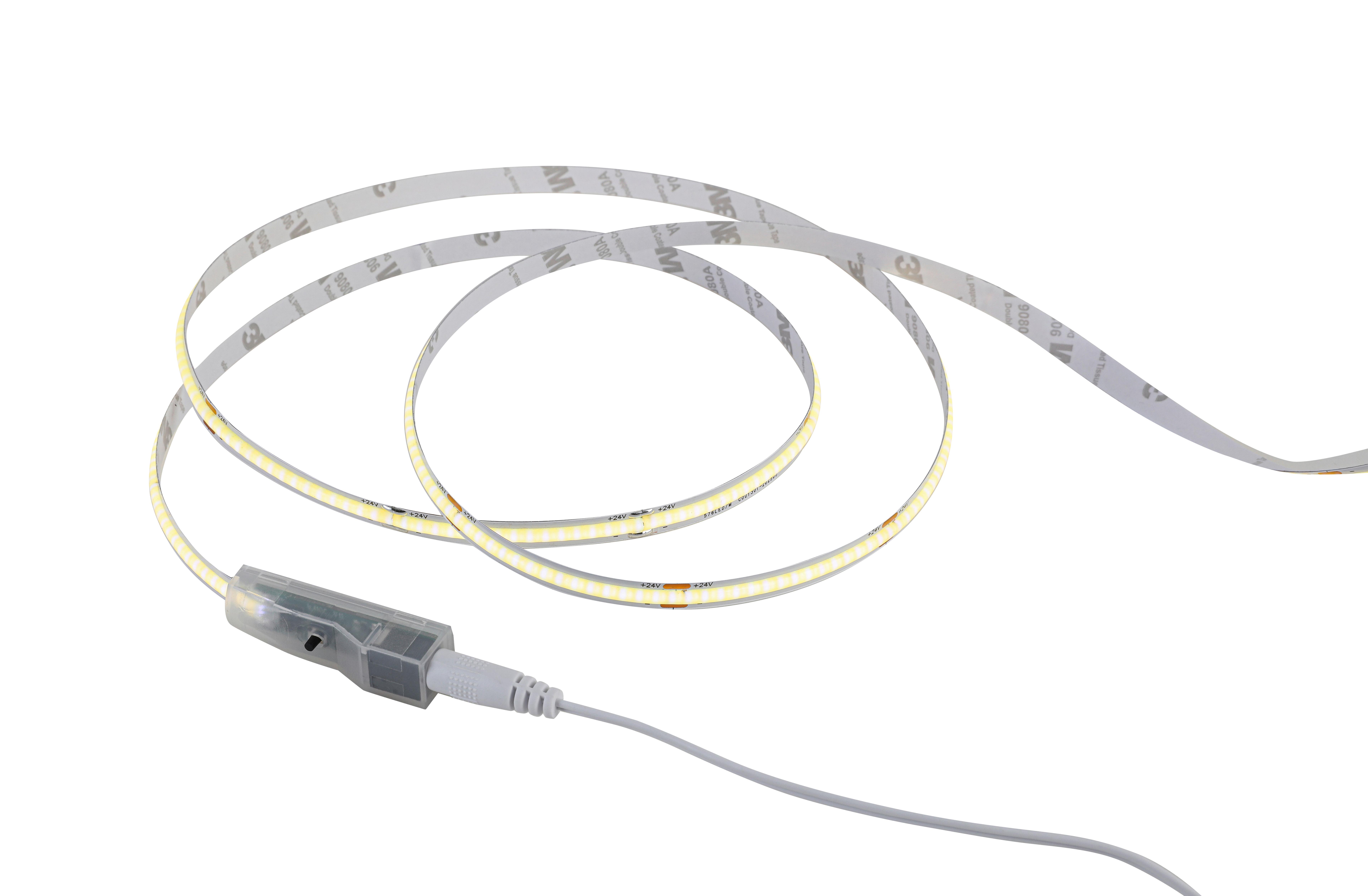 LED-LIST HOCH - vit, Modern, plast (500cm) - Mömax