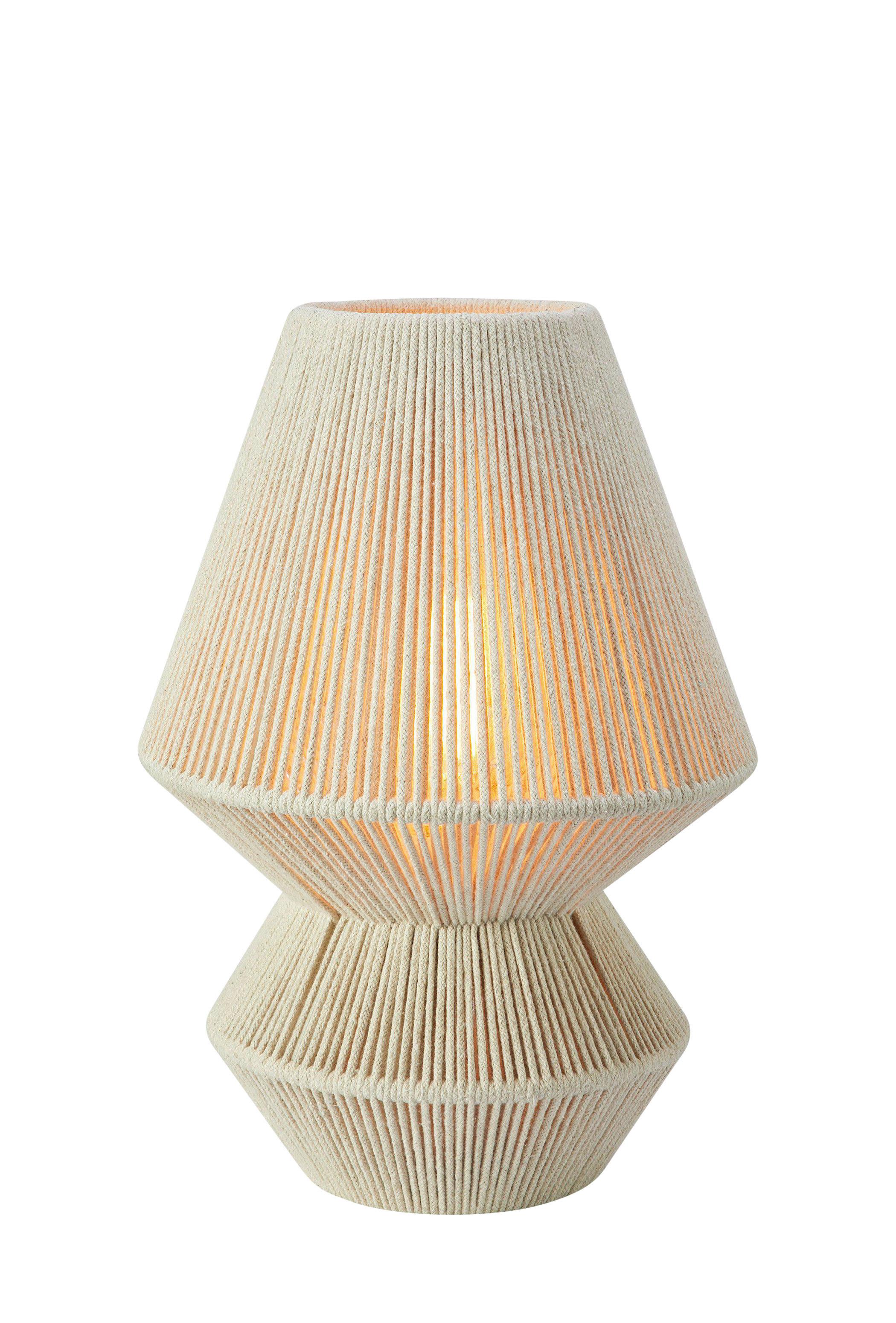 Tischleuchte Razzo Table Beige max. 40 Watt - Beige, Basics, Textil/Metall (24/24/35cm) - Markslöjd