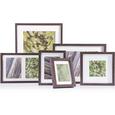Okvir Za Slike Gitta - barve wenge, Moderno, steklo/les (23/23cm) - MÖMAX modern living