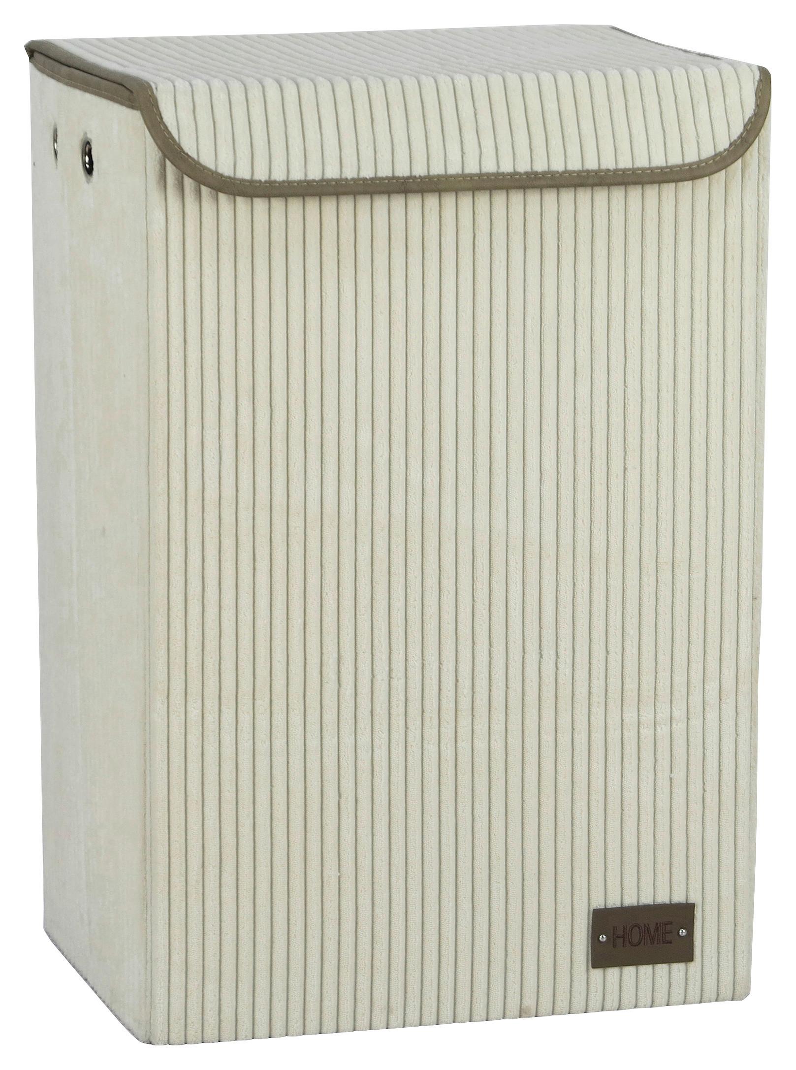 Kanta Za Veš Home Xl - alabaster boja, Konvencionalno, karton/tekstil - Mömax