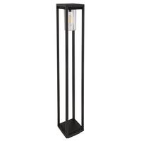 Zunanja Stoječa Svetilka 3135s4 Candela - črna/prozorno, Basics, kovina/umetna masa (15/15/100cm) - Globo