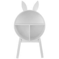 REGAŁ DLA DZIECI HASE - biały, Basics, materiał drewnopochodny/drewno (38/72/20cm) - My Baby Lou