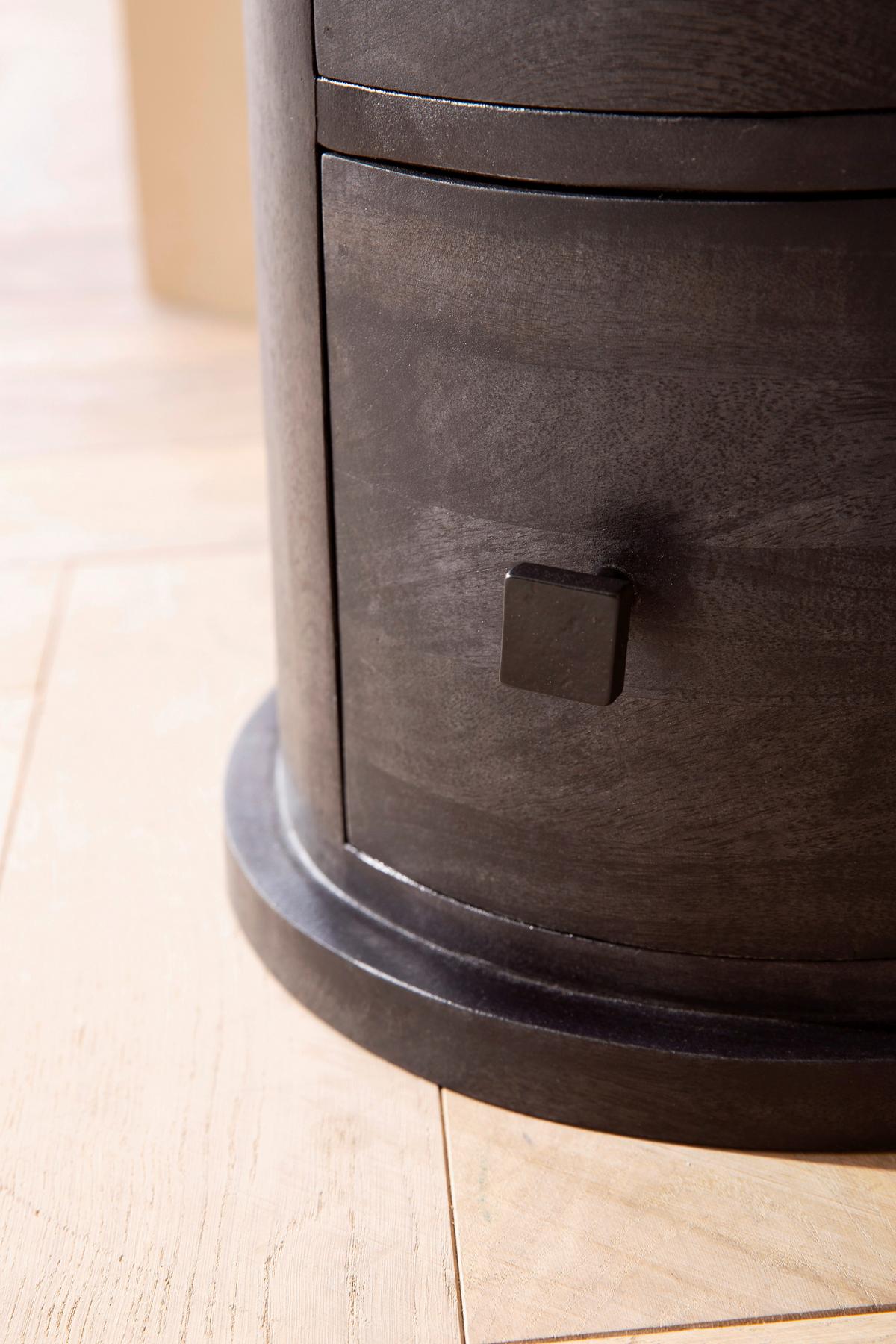 Mizica Wl6.843 - črna, Natur, kovina/les (34/65cm) - MID.YOU