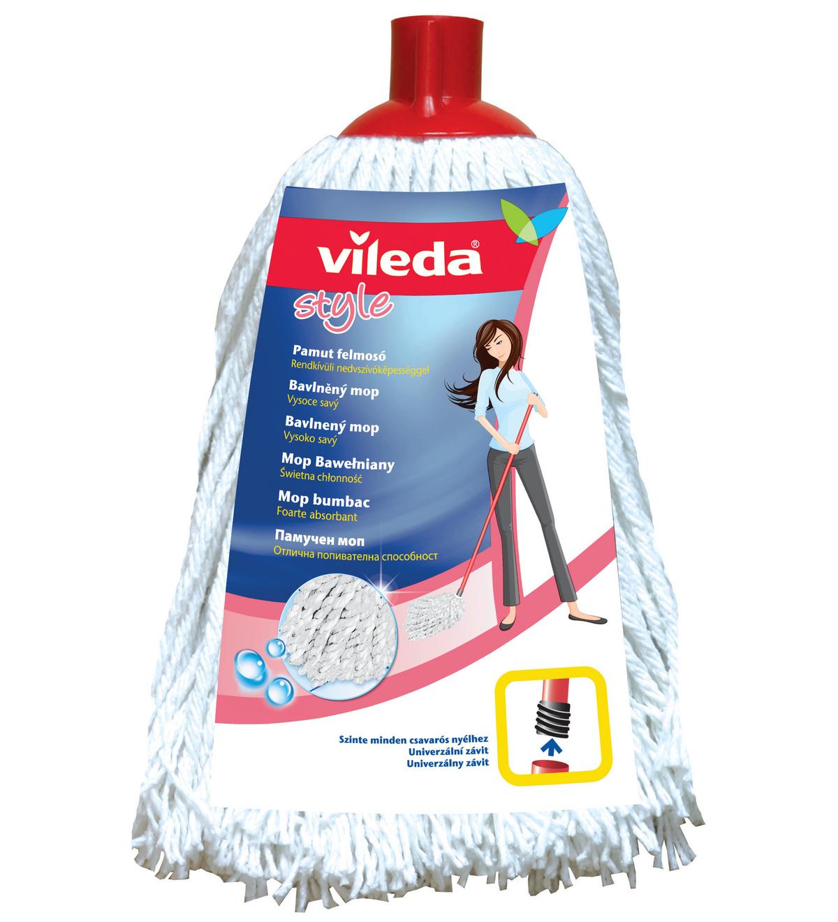 Felmosófej F25314 Vileda - fehér, Konventionell, textil - Vileda