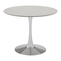 Esstisch Caitlyn Chromfarben - Chromfarben, Design, Holz/Metall (100/75/100cm) - Mömax