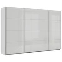 Ormar S Kliznim Vratima Feldkirch - siva visoki sjaj/svijetlo siva, Moderno, staklo/drvni materijal (315/210/62cm) - Modern Living