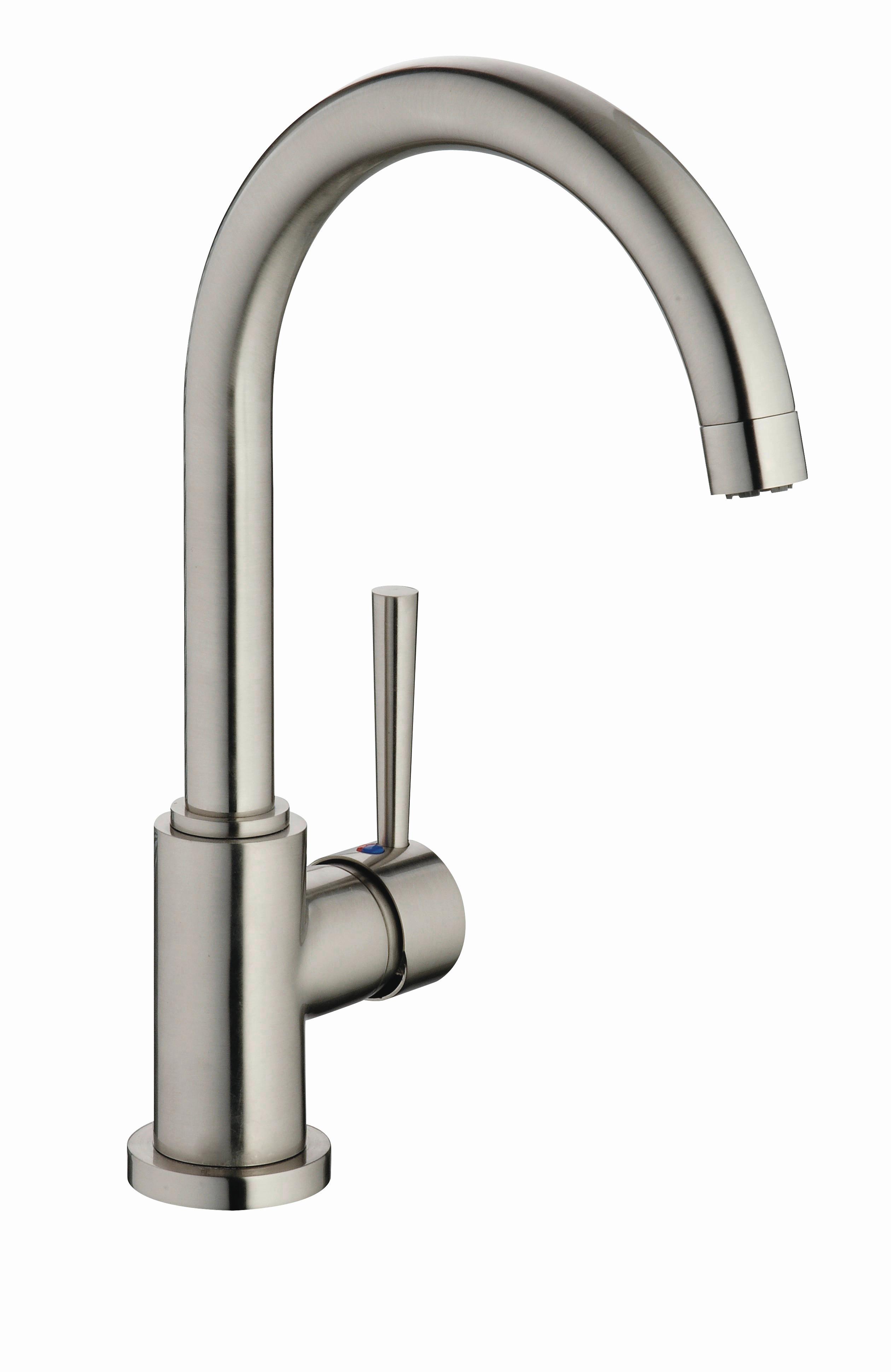 Küchenarmatur Cornwall in Edelstahlfarben - Edelstahlfarben, LIFESTYLE, Kunststoff/Metall (34cm) - Schütte