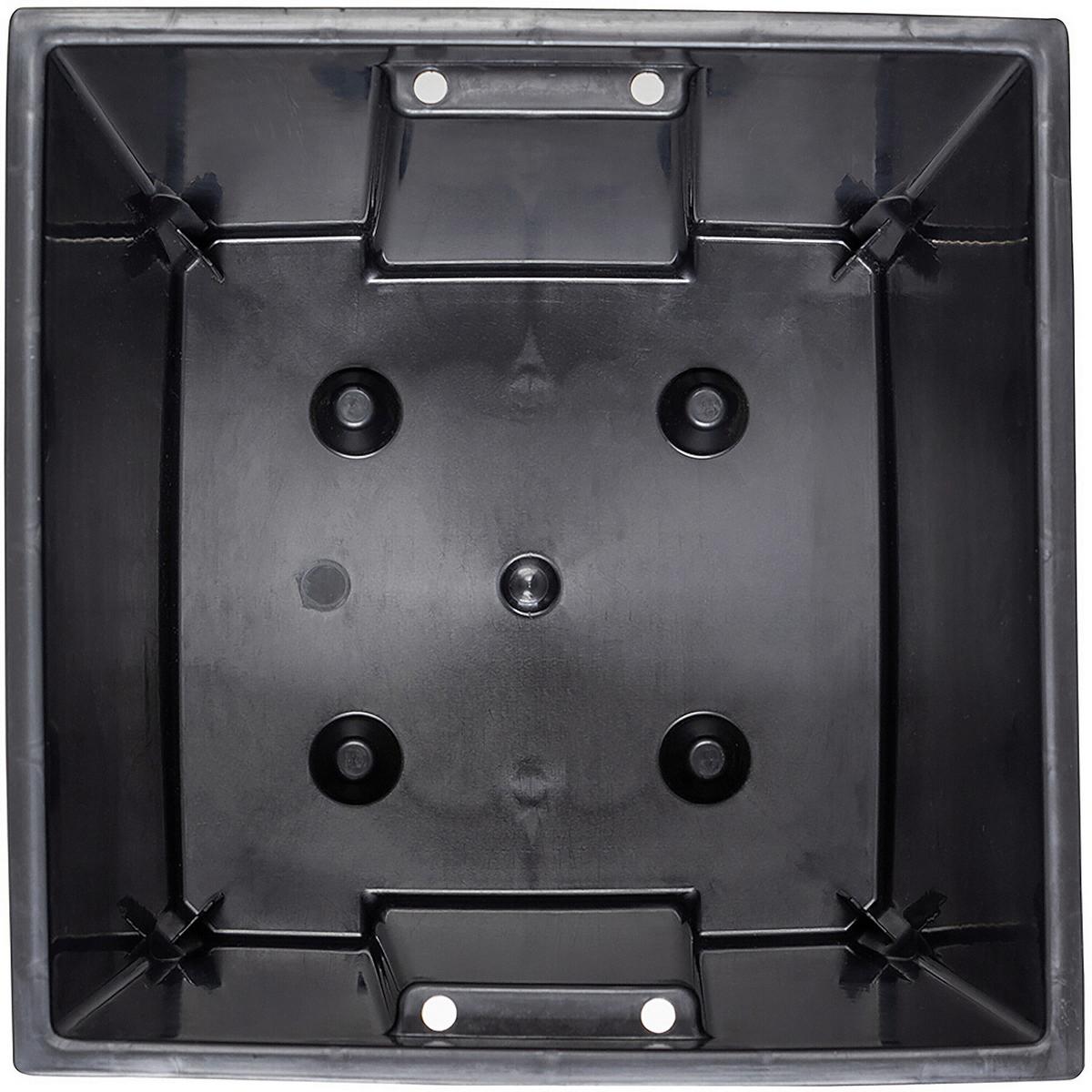 Übertopf-Set Grau, 2-teilig - Grau, Basics, Kunststoff - Siena Garden