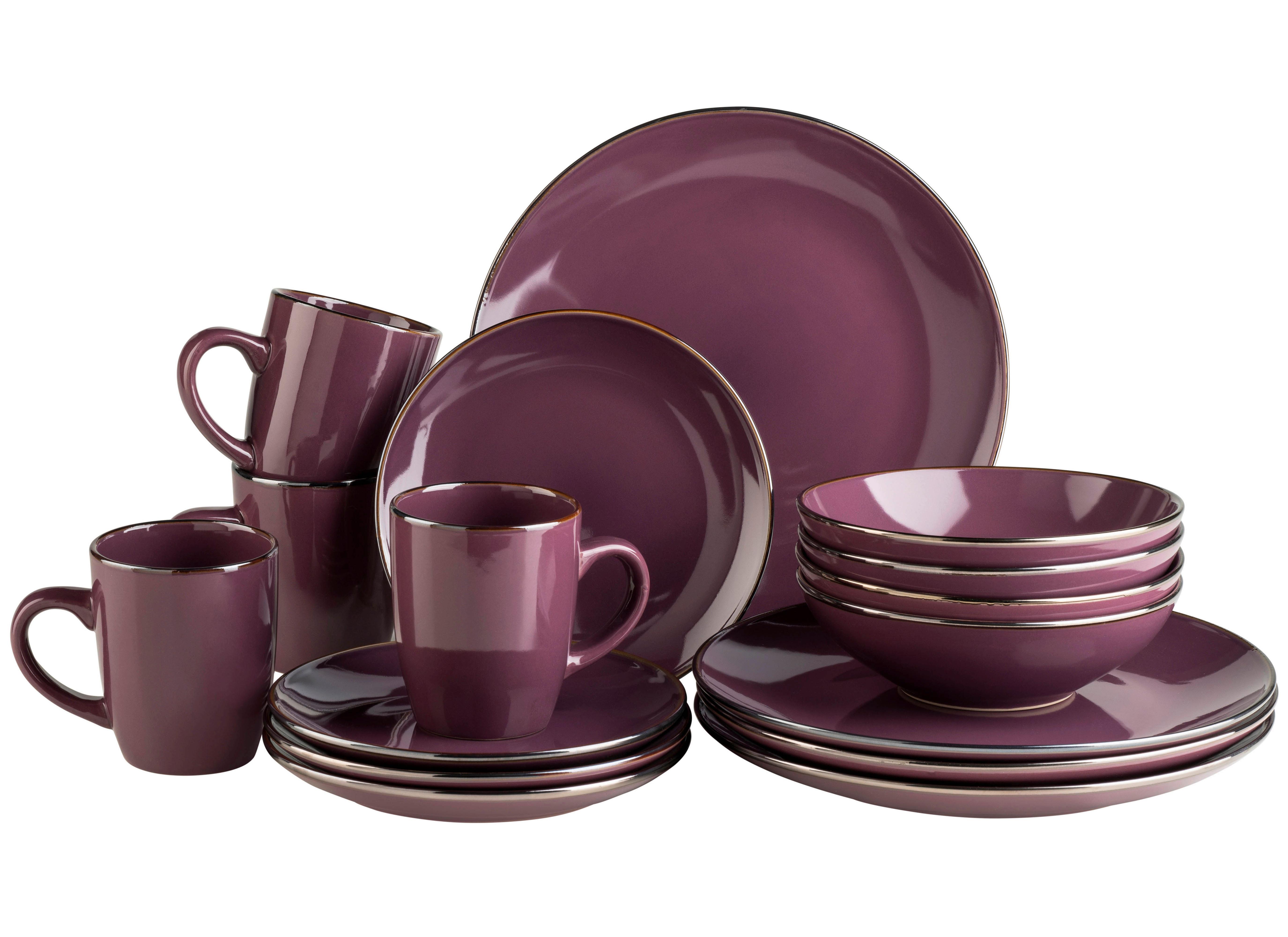 KOMBISERVICE KOMBISERVICE, 934029 - Lila, Basics, Keramik - Mäser