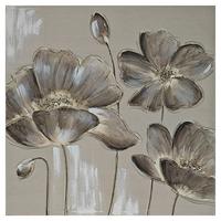 Tablou Alix cca. 100x100 cm - maro, Modern, lemn/textil (100/100/3cm) - Mömax