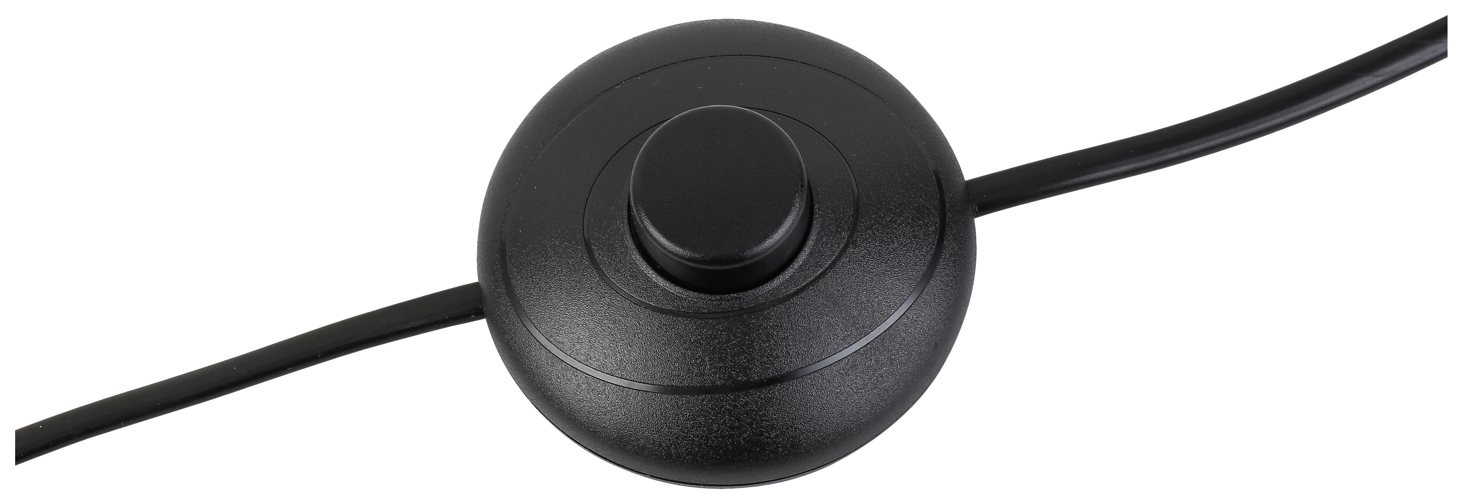 LED-GOLVLAMPA MAVIS - svart, Modern, metall (18/140cm) - Modern Living