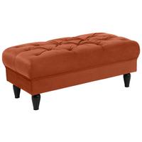 Tabure Cupido, Opečnato Rjava - opečnato rjava/črna, Design, tekstil/les (110/44/56cm) - MID.YOU