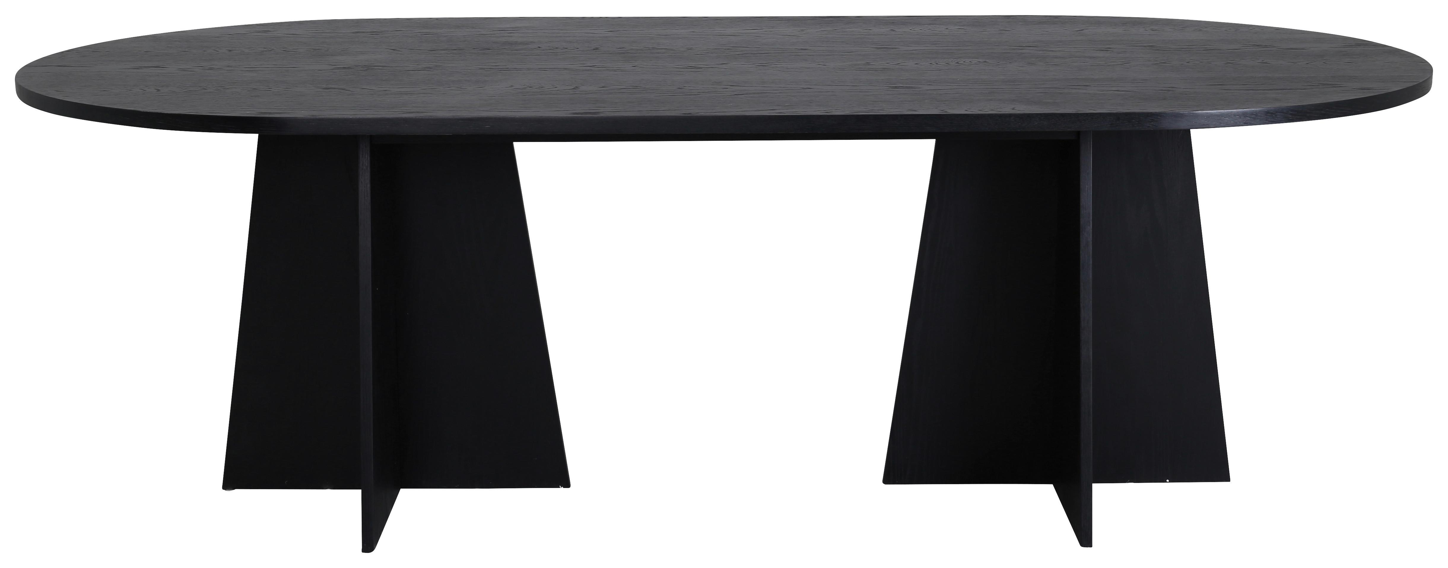 ESSTISCH BOOTCUT - Schwarz, Design, Holz (230/115/75cm) - Livetastic