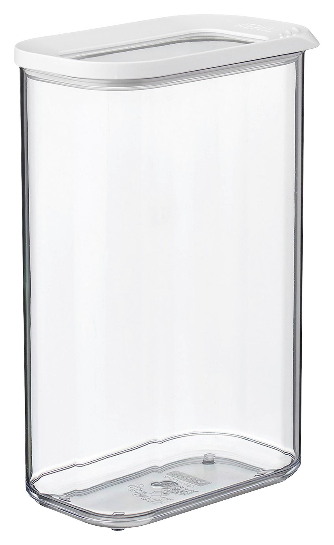 POJEMNIK KUCHENNY 106911030600 - biały/przezroczysty, Basics, tworzywo sztuczne (2l) - Mepal