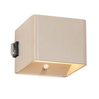 LED-Wandleuchte Hero 2 Sandfarben max. 3 Watt - Sandfarben, MODERN, Kunststoff/Metall (10,28/10,1/8,05cm) - Mömax