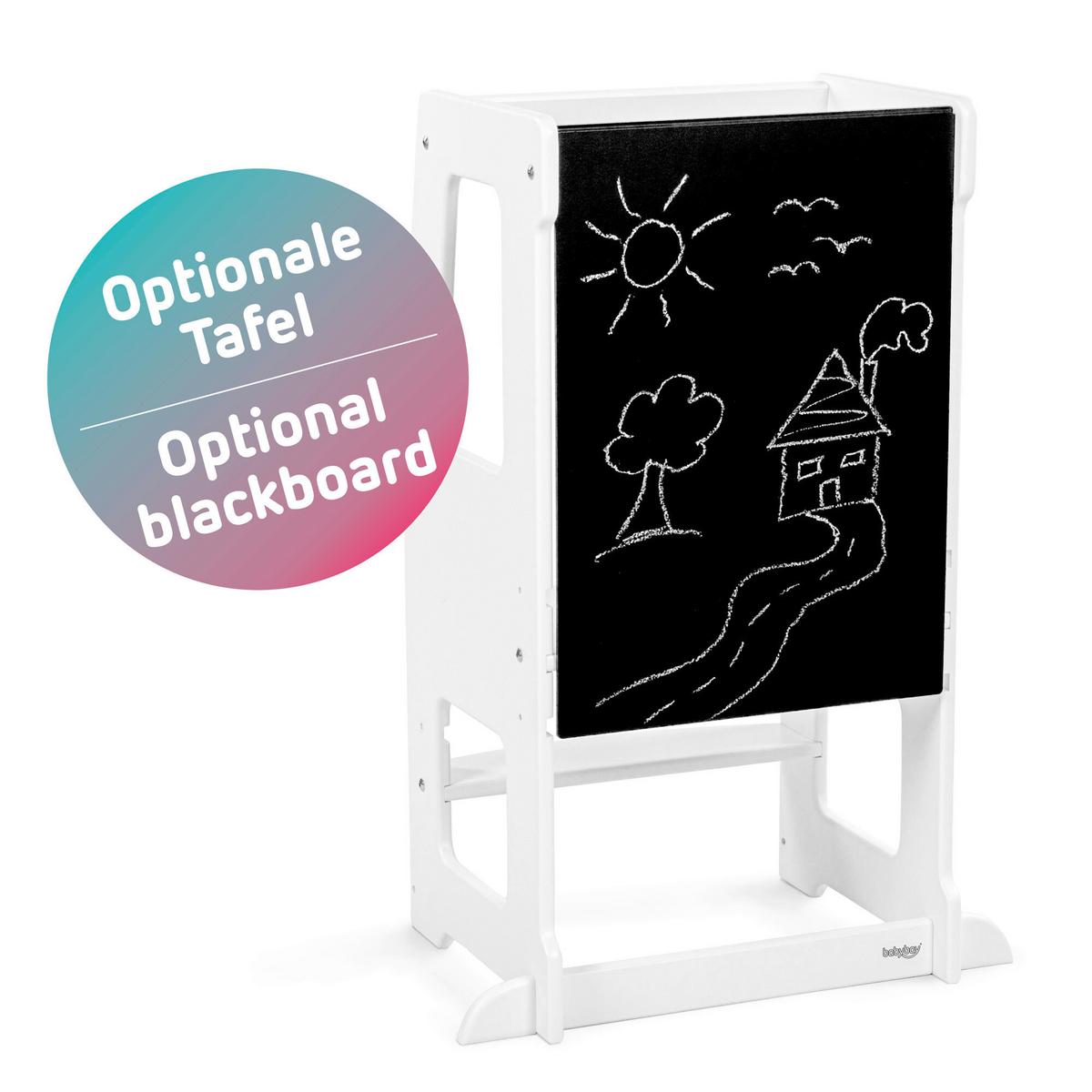 WIEŻA EDUKACYJNA LITTLEFOOT - beżowy, Basics, drewno (42,5/62,2/92cm) - Tobi