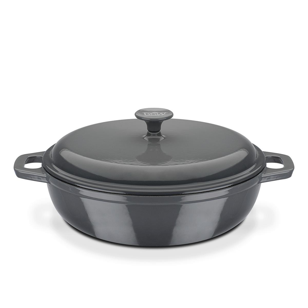 Lonec Za Dušenje Grey Shadow - siva, Basics, kovina (30/9cm) - GSW