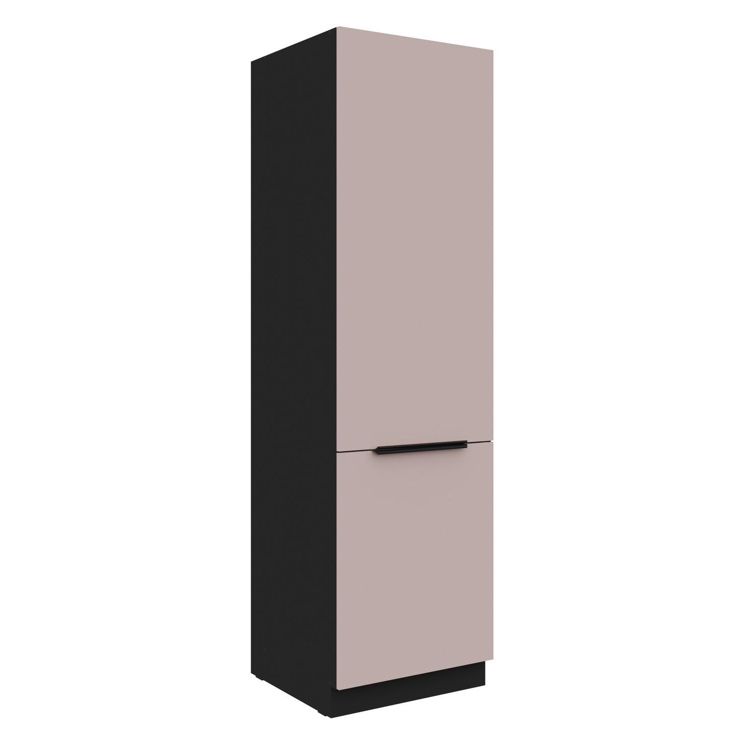Corp aparate incorporabile ARONA - bej/negru, Modern, material pe bază de lemn (60/210/57cm)