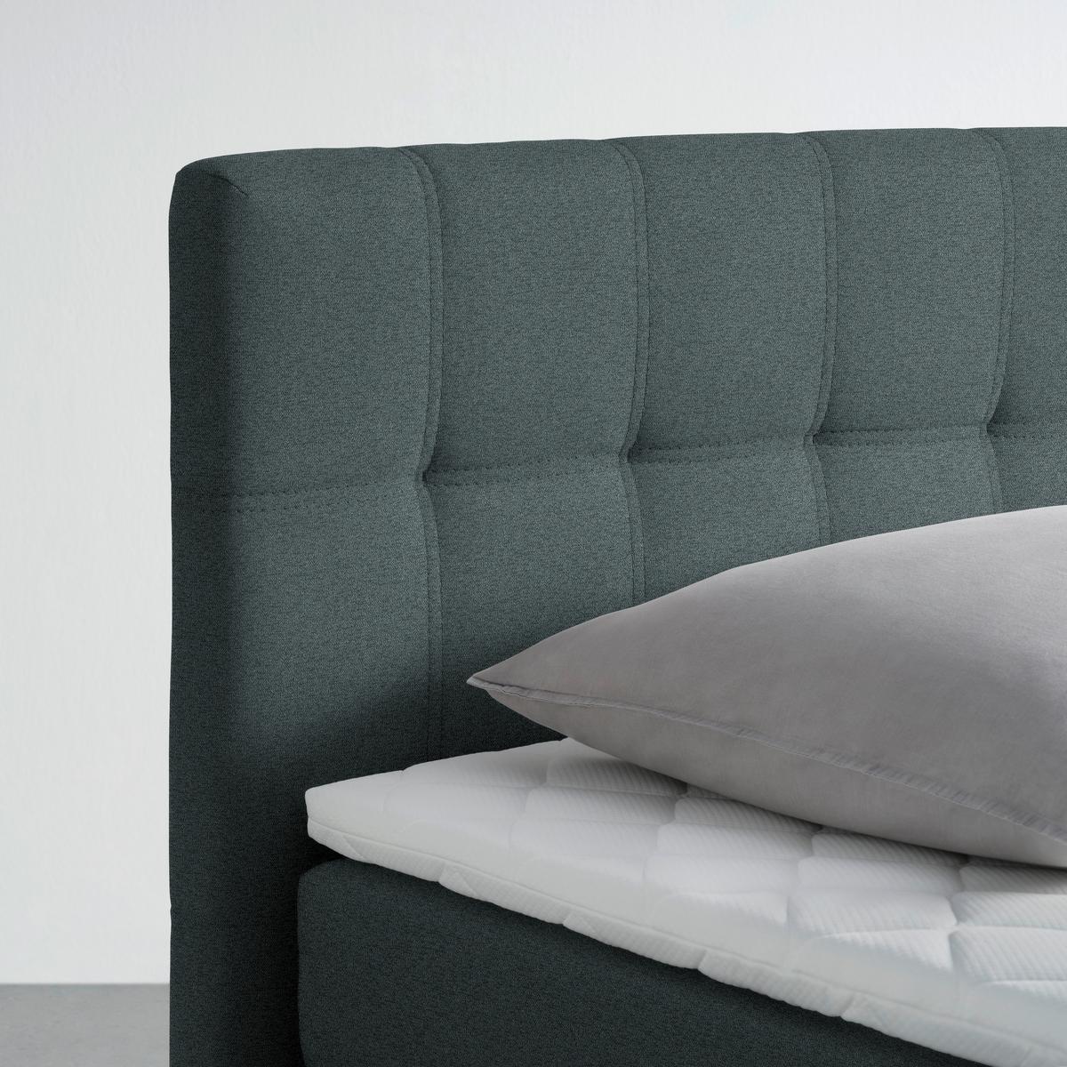 PAT BOXSPRING MIAMI - antracit, Konventionell, textil/material pe bază de lemn (120/200cm) - Modern Living