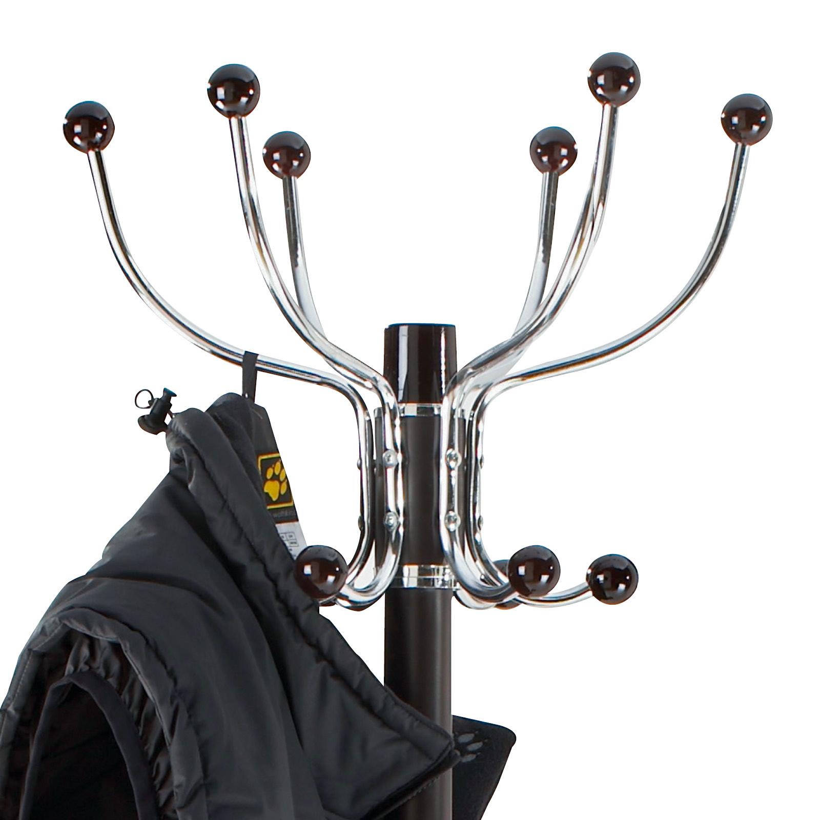 Cuier pom Mecki - negru, Modern, metal (38/176cm) - Based