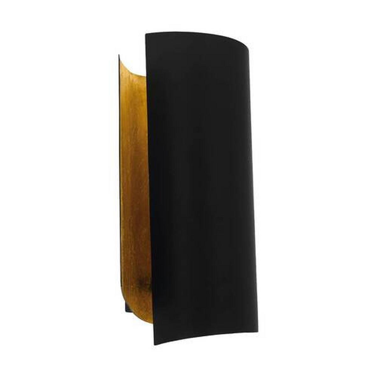 Wandleuchte 98759* Falicetto - Goldfarben/Schwarz, Design, Metall (25/16/11,5cm) - Eglo