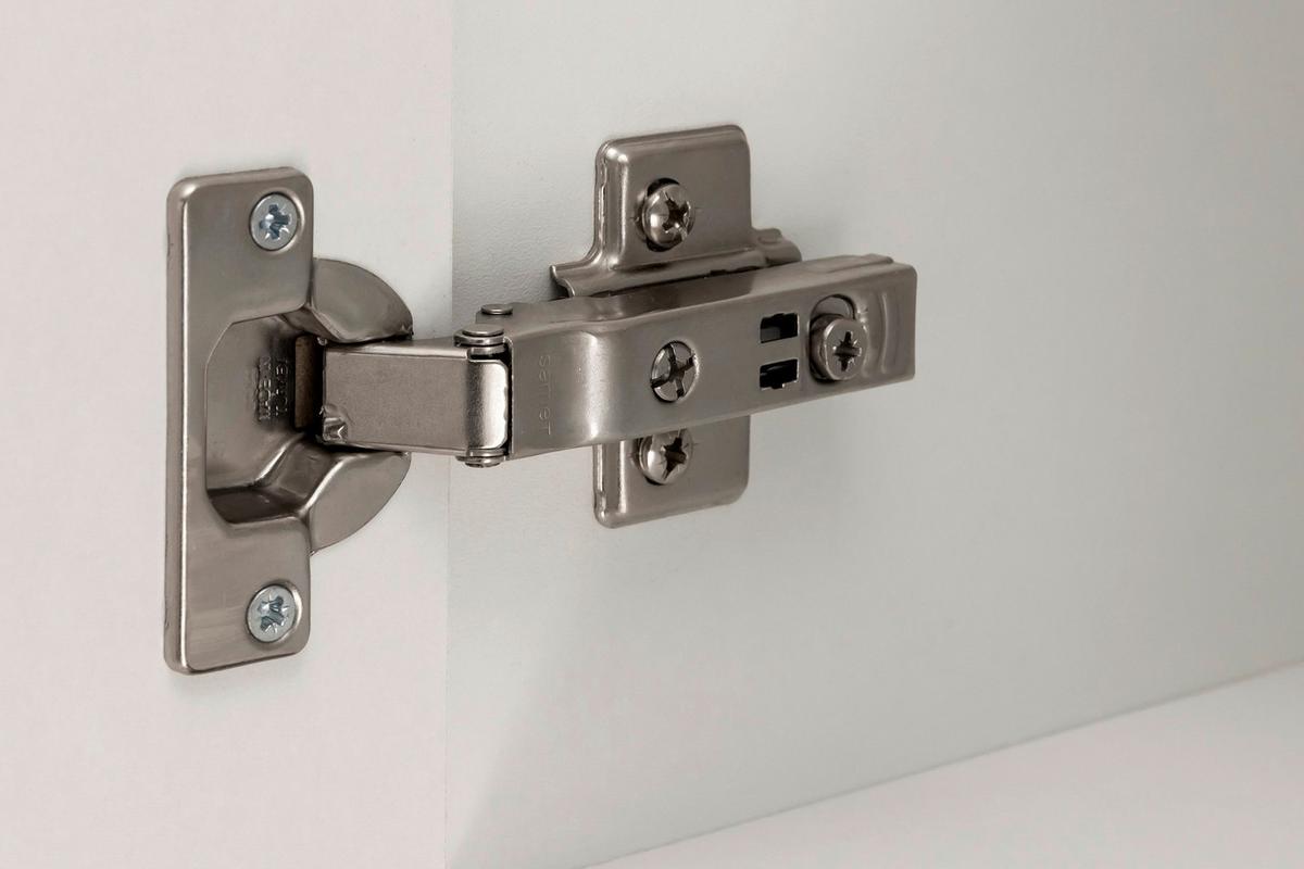 Küchenleerblock Mailand o. Geräte Weiß Hochglanz - Weiß Hochglanz/Silberfarben, MODERN, Holzwerkstoff/Metall (390cm) - Held